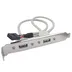 براکت 2 پورت USB سیم دار (پنل پشت کیس) | شناسه کالا KT-9911198